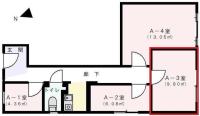 南池袋2丁目貸家 間取り図